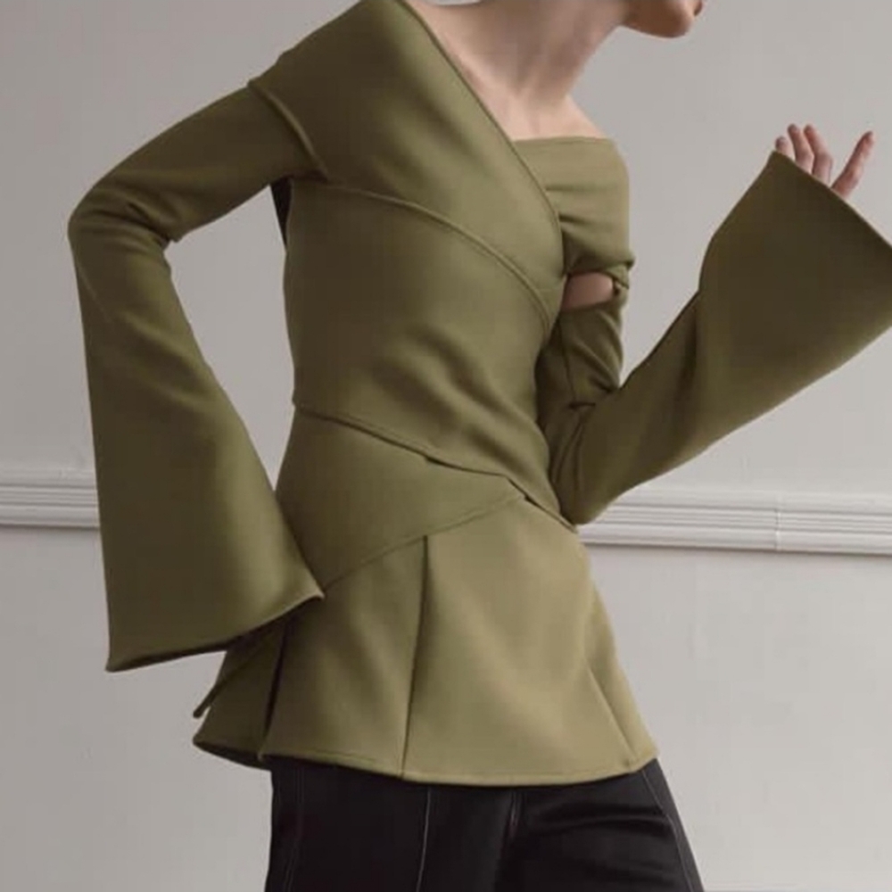 Beaufille green Leonis top